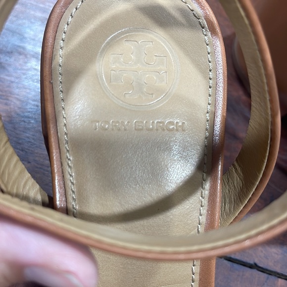 Tory Burch Kira 65MM Sandal in Tan - Picture 9 of 12